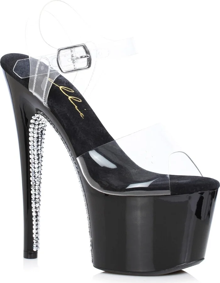 Ellie Shoes Women's Rhinestones Heeled Sandal