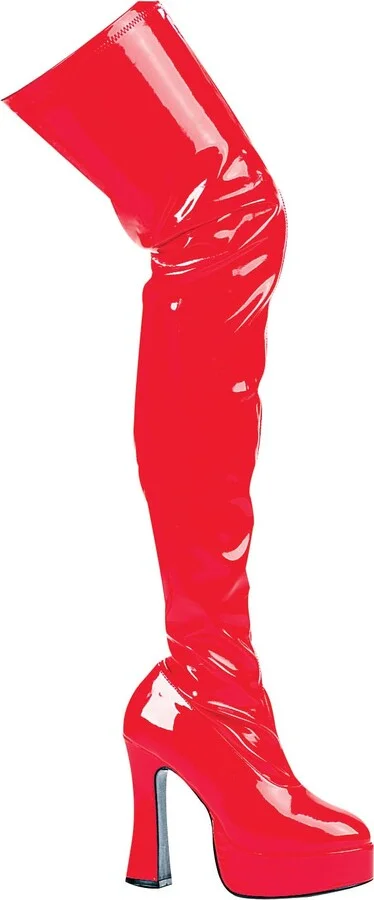 Ellie Shoes Women's THRILL-RED-12 Over-The-Knee Boot