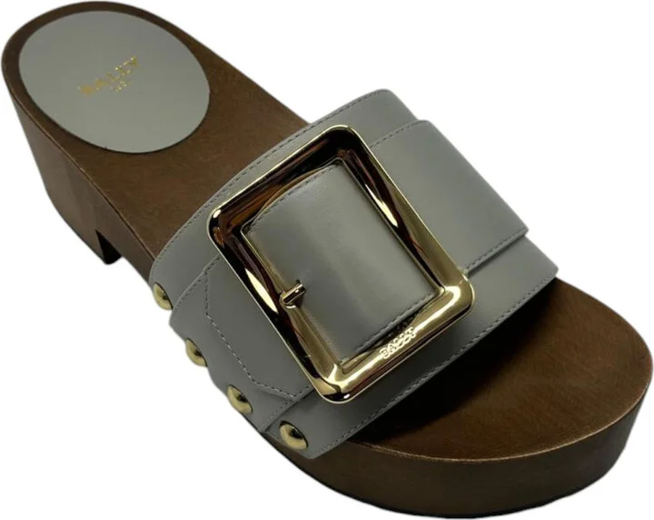Ellin 6238125 Women's Oceania Calf Plain Leather Buckled Sandals