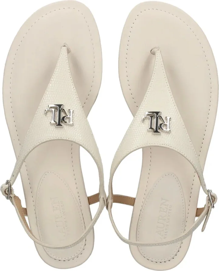 Ellington lizard-embossed leather sandals - Image 4