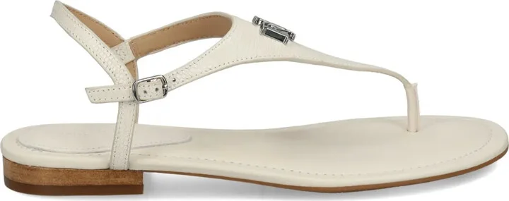 Ellington lizard-embossed leather sandals