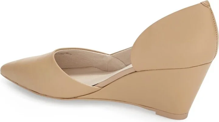 'Ellis' Half d'Orsay Wedge Pump - Image 3