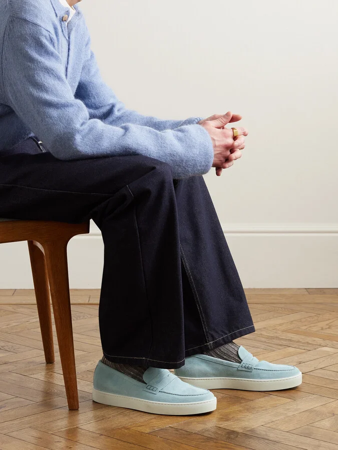Ellis Suede Penny Loafers - Image 2