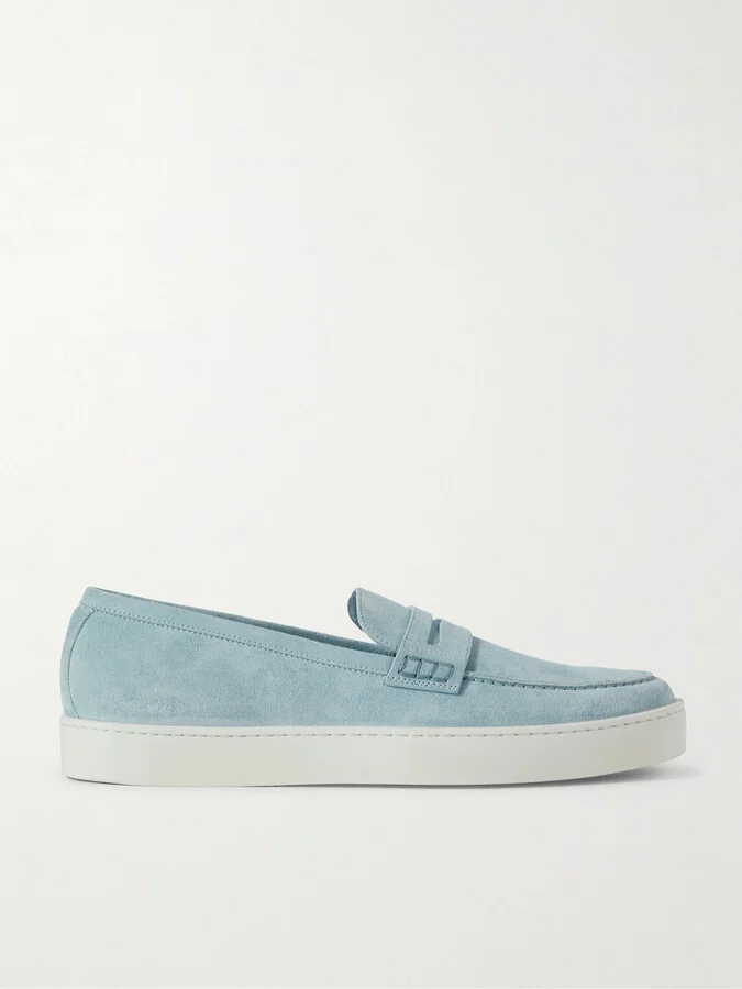 Ellis Suede Penny Loafers