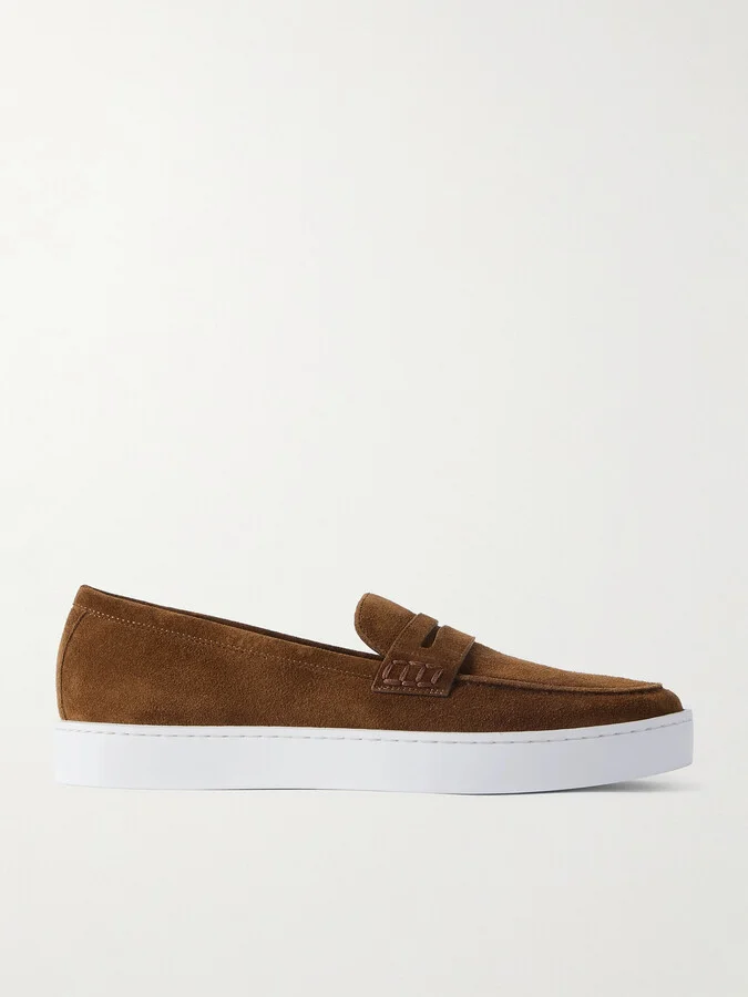 Ellis Suede Penny Loafers