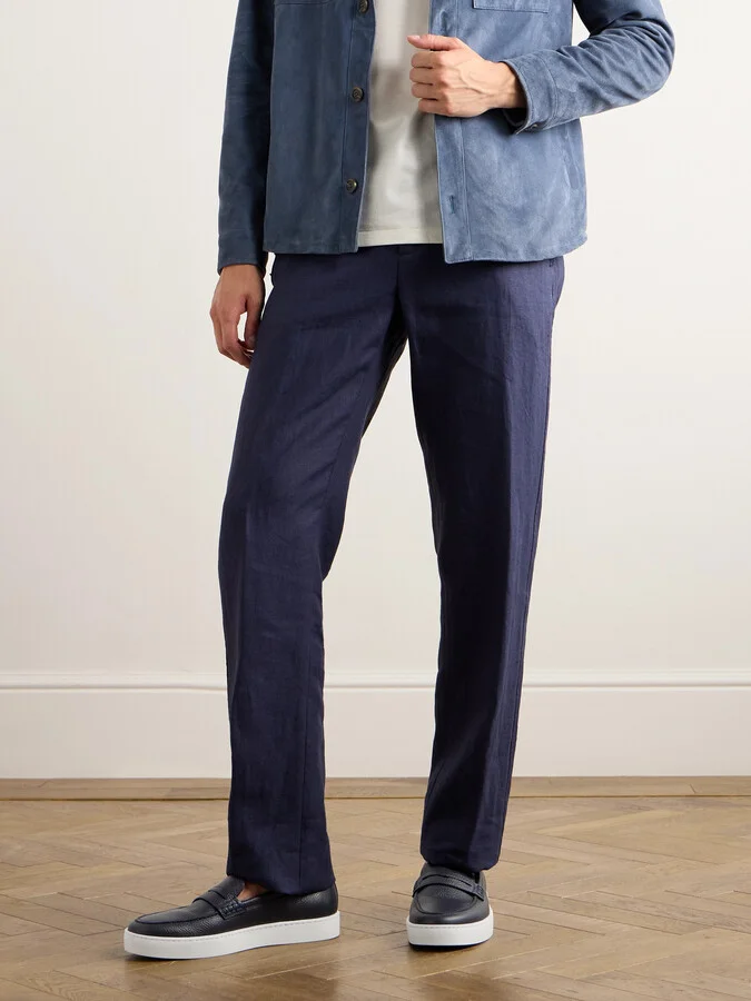 Ellis Textured-Leather Penny Loafers - Image 2
