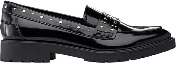 ellos Women's Studded Loafer - 12 M, Black (Wide Widths Available)