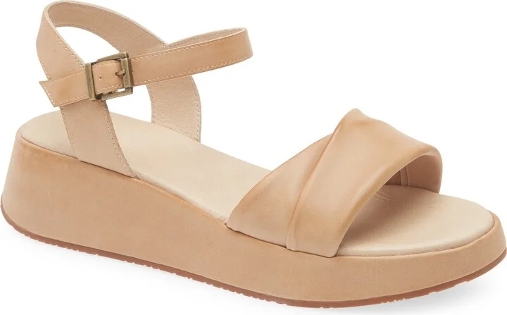 Elly Ankle Strap Platform Wedge Sandal