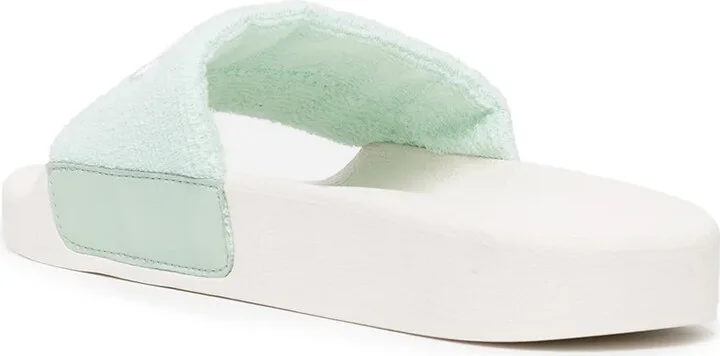 Elly embroidered-logo slides - Image 3