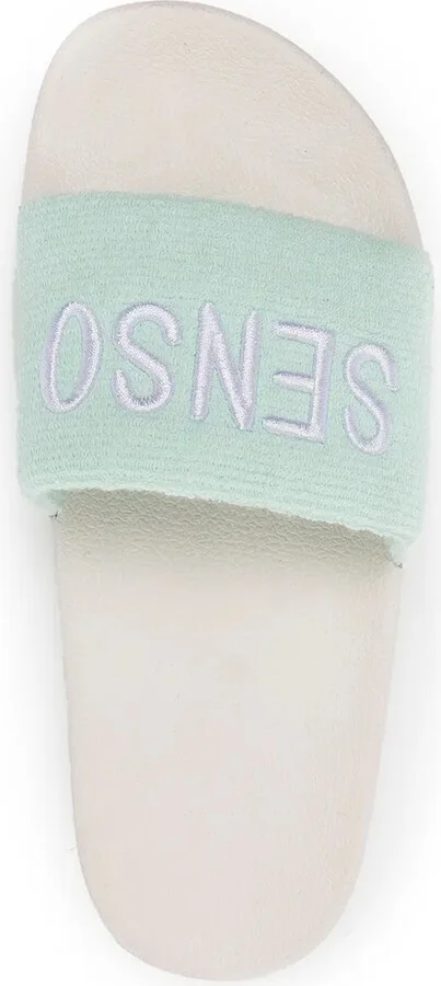Elly embroidered-logo slides - Image 4