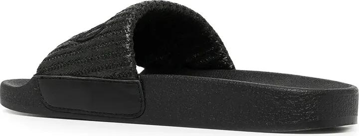 Elly II logo-embroidered slides - Image 3