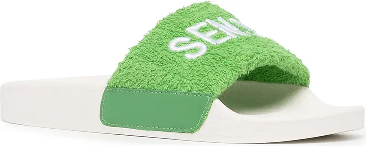 Elly logo-embroidered slides - Image 2