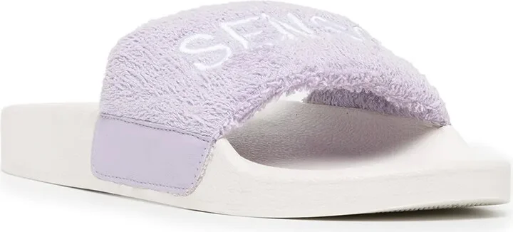 Elly logo embroidered-slides - Image 2