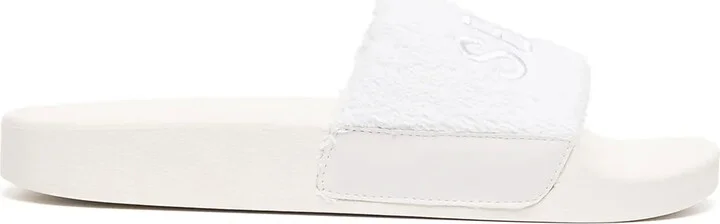 Elly logo-embroidered slides