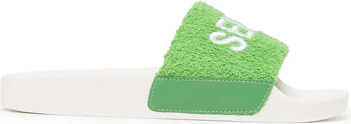 Elly logo-embroidered slides