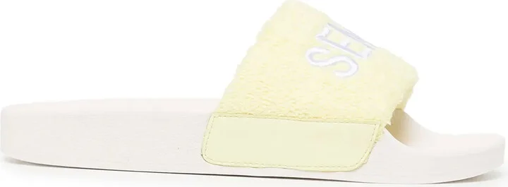 Elly logo-embroidered slides