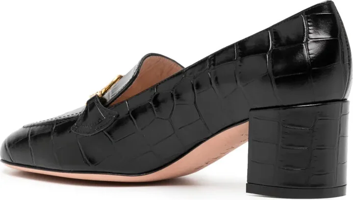 Ellyane 50mm leather pumps - Image 3