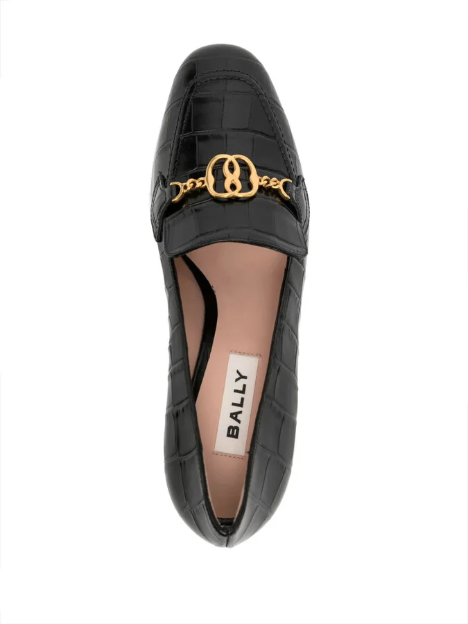 Ellyane 50mm leather pumps - Image 4