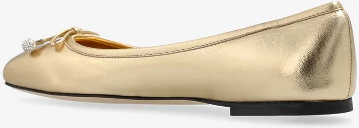 Elme Metallic Nappa Leather Ballet Flats - Image 2