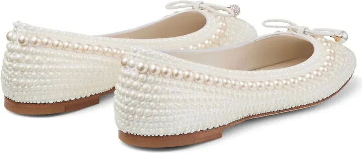 Elme pearl-embellished ballerina shoes - Image 3