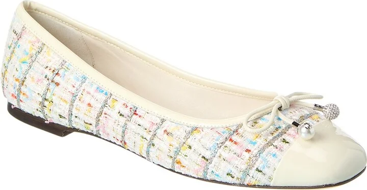 Elme Tweed & Patent Flat