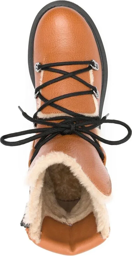 Elmo shearling-lined laced boots - Image 4