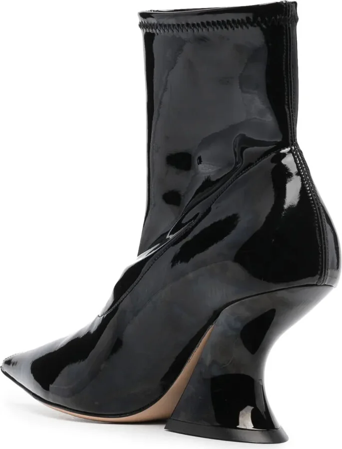Elodie 80mm leather ankle boots - Image 3