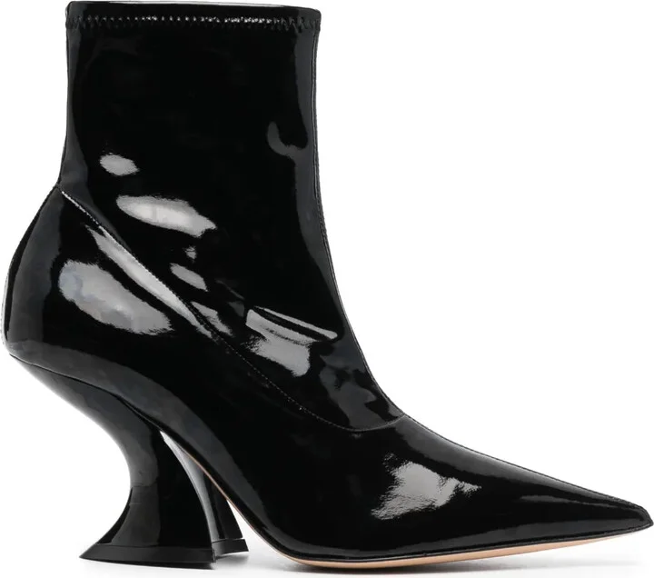 Elodie 80mm leather ankle boots