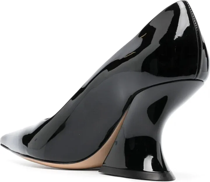 Elodie 80mm patent-leather pumps - Image 3