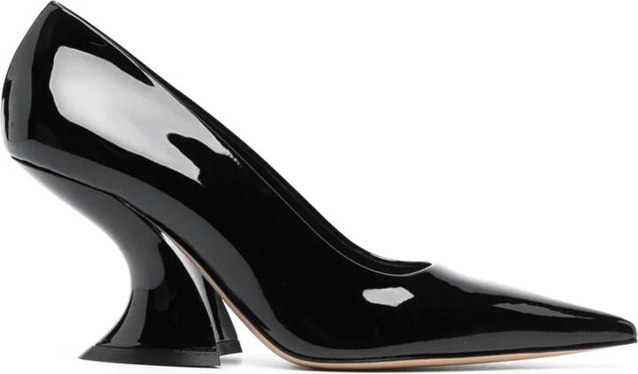 Elodie 80mm patent-leather pumps