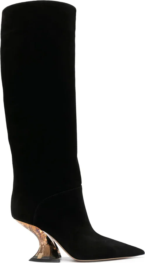 Elodie 85mm knee-length suede boots