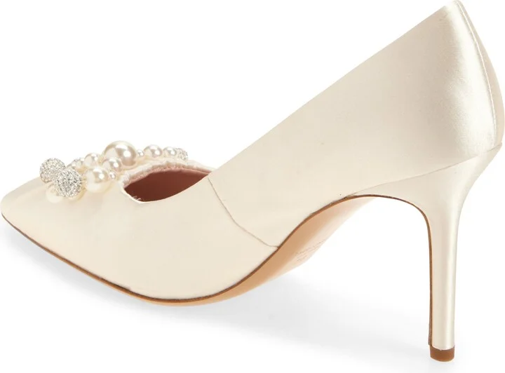 Elodie Faux Pearl Pump - Image 2
