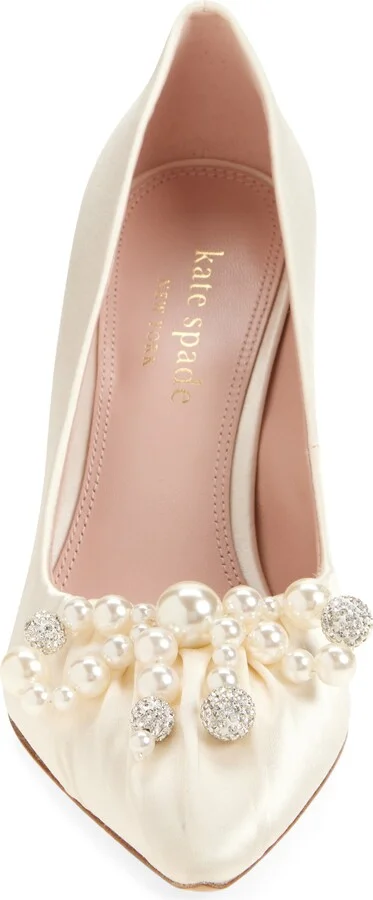 Elodie Faux Pearl Pump - Image 4