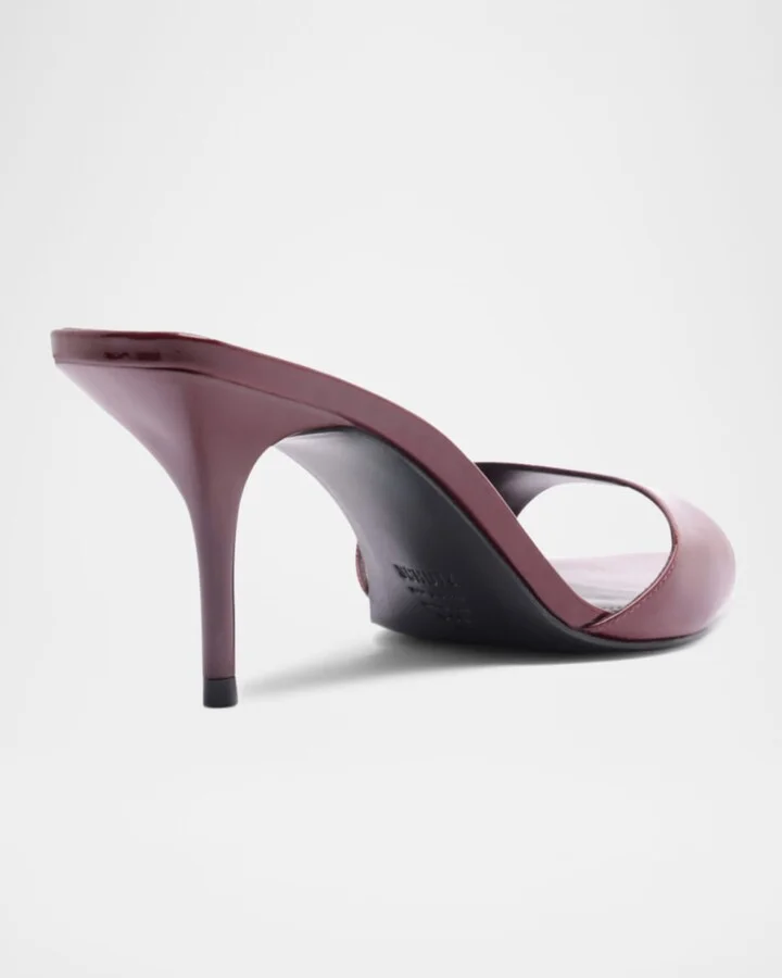 Elodie Patent Stiletto Mule Sandals - Image 3