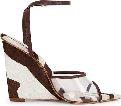 Elodie Vinyl Wedge Sandal - Image 2