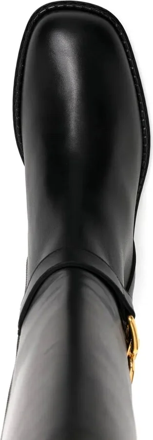 Eloire leather long boots - Image 4