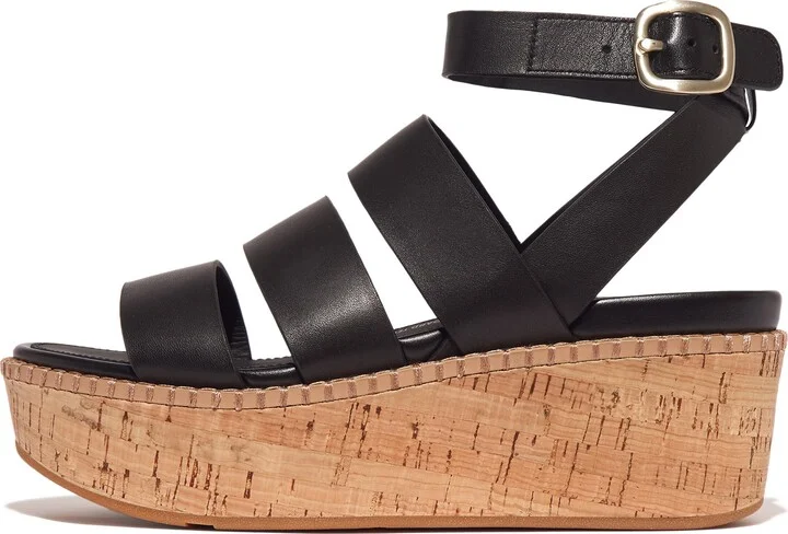 Eloise Platform Wedge Cork Sandal - Image 2
