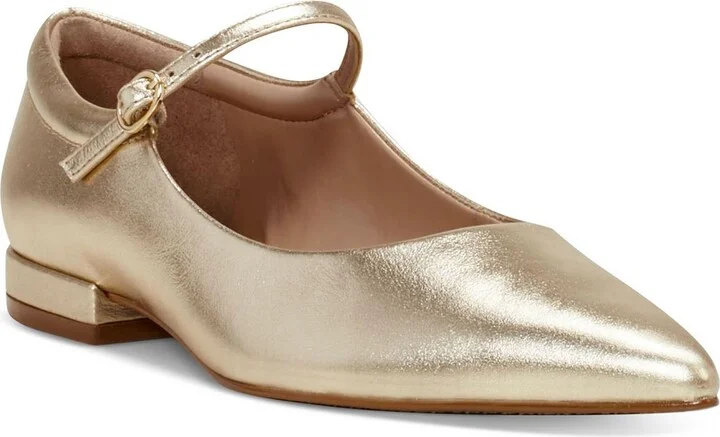 Eloise Womens Adjustable Leather Mary Janes