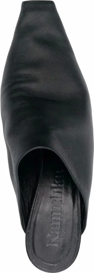 Elongated Square Toe 50mm Mules - Image 4