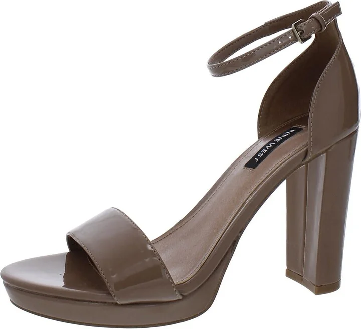 Elope Womens Patent Platform Heels