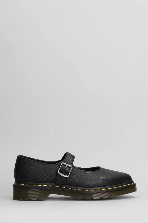 Elphie Mj Loafers In Black Leather