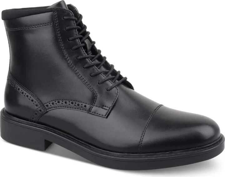 ELROY Mens Polyurethane Faux Leather Chelsea Boots