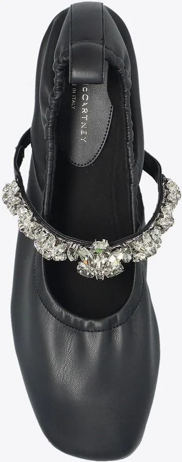 Elsa Crystal Strap Ballet Flats - Image 3