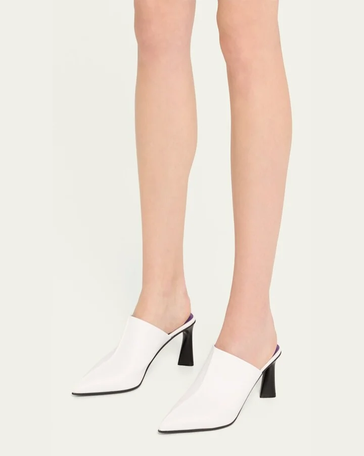 Elsa Eco Alter Mat Pointed Mules - Image 8