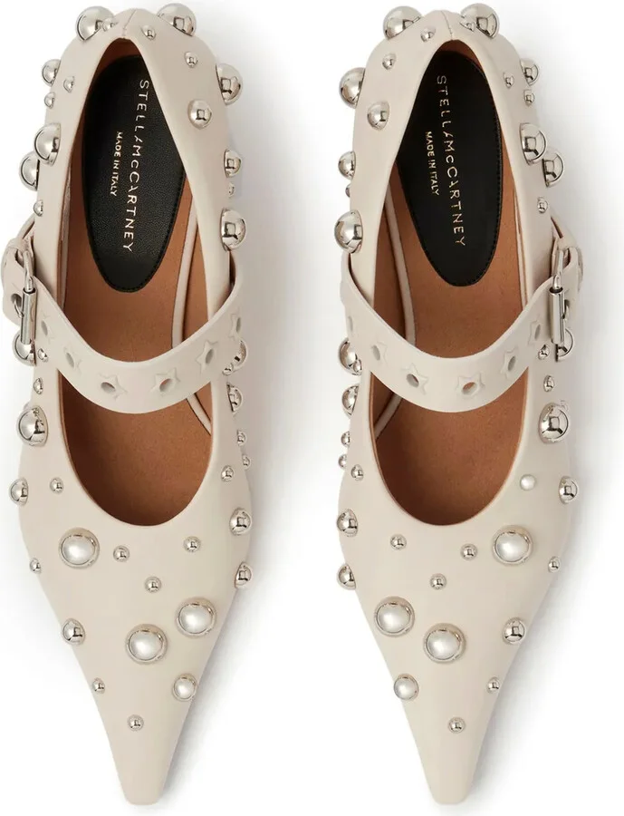 Elsa stud-embellished pumps - Image 4