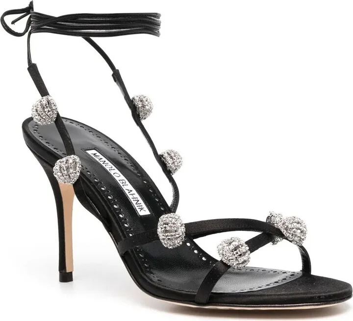 Elsaka 100mm embellished sandals - Image 2