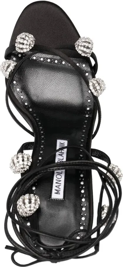Elsaka 100mm embellished sandals - Image 4