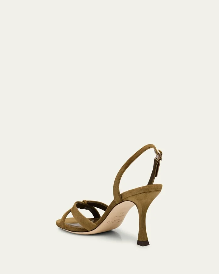 Elsy 70 Suede Sandals - Image 4
