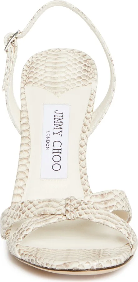 Elsy Snakeskin Embossed Slingback Sandal - Image 4