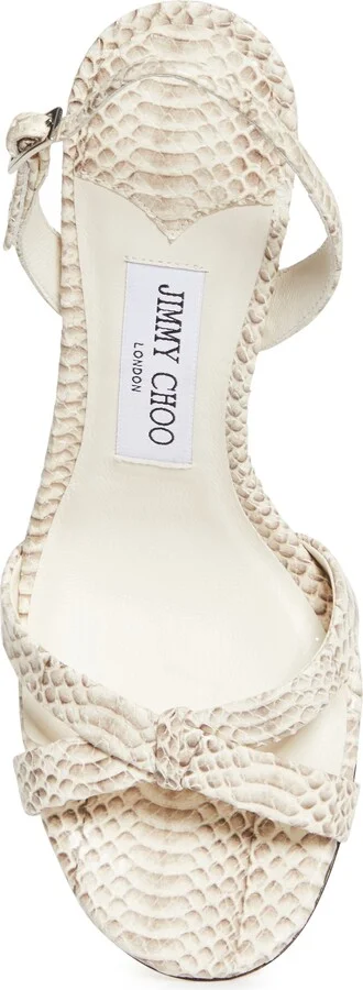 Elsy Snakeskin Embossed Slingback Sandal - Image 5